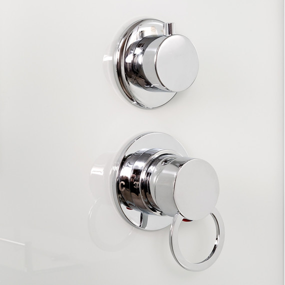 Гидробокс Avacan 100x100 см EM1510LED+GM, хром/узор (безсиликоновая сборка) - фото 24