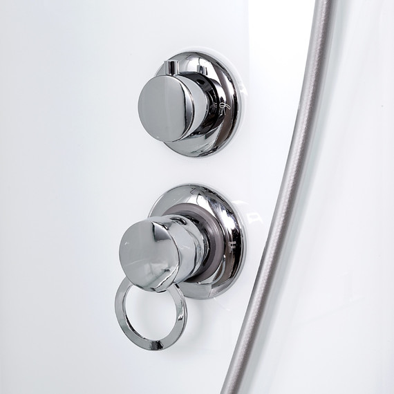 Душевая кабина Avacan 80x80 см EM1580NLED, хром/узор (безсиликоновая сборка) - фото 11