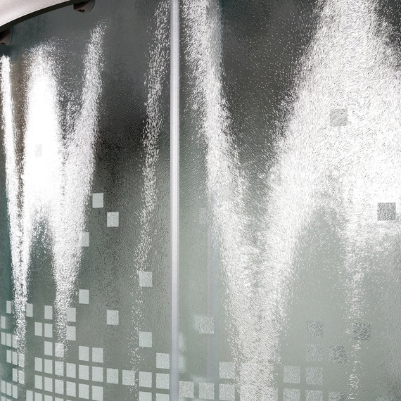 Душевая кабина Avacan 100x100 см L910N, хром/матовое (безсиликоновая сборка) - фото 14