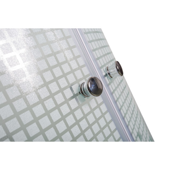 Душевая кабина Avacan 100x100 см L910N, хром/матовое (безсиликоновая сборка) - фото 5