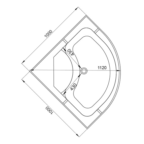 Душевая кабина Avacan 100x100 см L910N, хром/матовое (безсиликоновая сборка) - фото 19