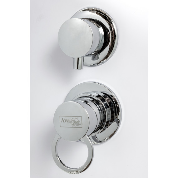 Душевая кабина Avacan 110x110 см D311SEL, хром/матовое (безсиликоновая сборка) - фото 3