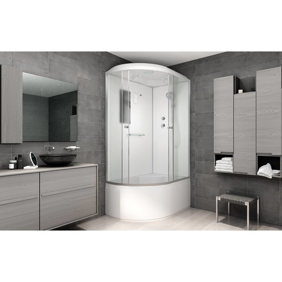 Душевая кабина Avacan 120x90 см D512SREL, хром/матовое (безсиликоновая сборка) - фото 2