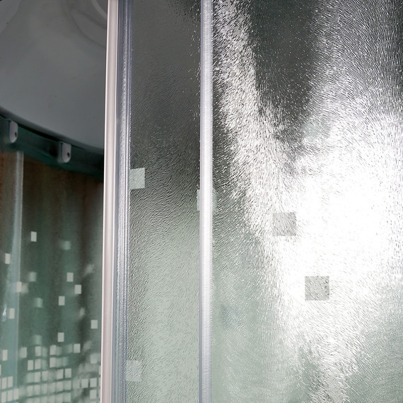 Душевая кабина Avacan 80x80 см L980N, хром/узор (безсиликоновая сборка) - фото 8