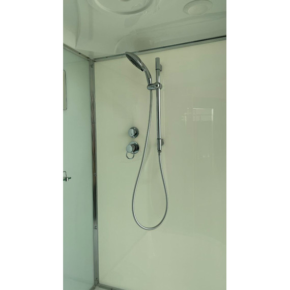 Душевая кабина Avacan 110x110 см D511SLED, хром/матовое (безсиликоновая сборка) - фото 12