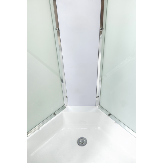 Душевая кабина Avacan 110x110 см EM3011NLED, хром/узор (безсиликоновая сборка) - фото 17