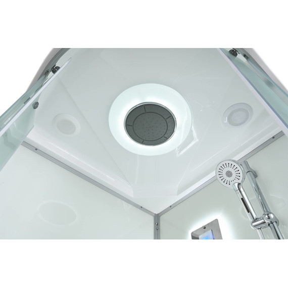 Гидробокс Avacan 80x80 см D2080LED, хром/матовое (безсиликоновая сборка) - фото 9