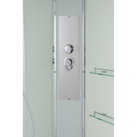 Душевая кабина Avacan 120x90 см EM2912LN, хром/прозрачное (безсиликоновая сборка) - фото 11