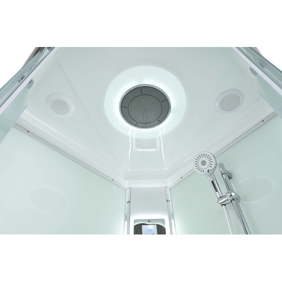 Гидробокс Avacan 100x100 см EM3010LED, хром/матовое (безсиликоновая сборка) - фото 12