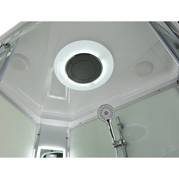 Гидробокс Avacan 120x90 см EM3912LLEDT, хром/прозрачное (безсиликоновая сборка) - фото 12