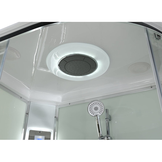 Гидробокс Avacan 120x90 см EM3912LLEDT, хром/прозрачное (безсиликоновая сборка) - фото 14