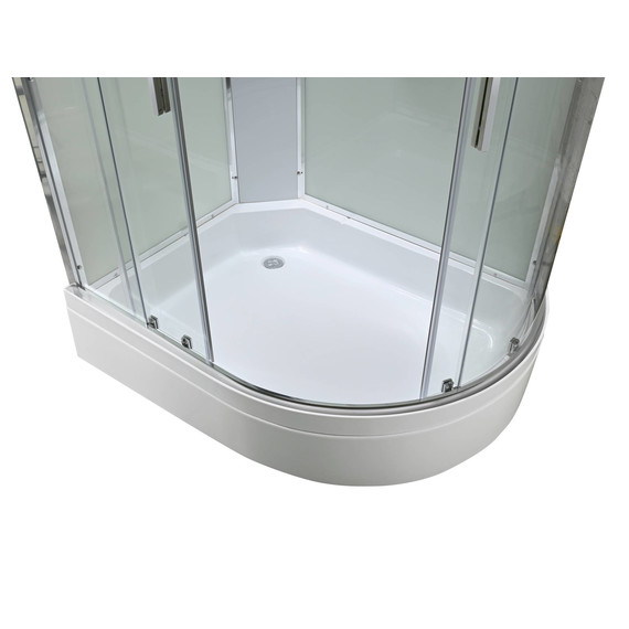 Гидробокс Avacan 120x90 см EM3912LLEDT, хром/прозрачное (безсиликоновая сборка) - фото 18