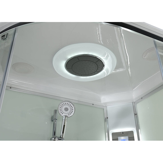 Гидробокс Avacan 120x90 см EM3912RLEDT, хром/прозрачное (безсиликоновая сборка) - фото 14