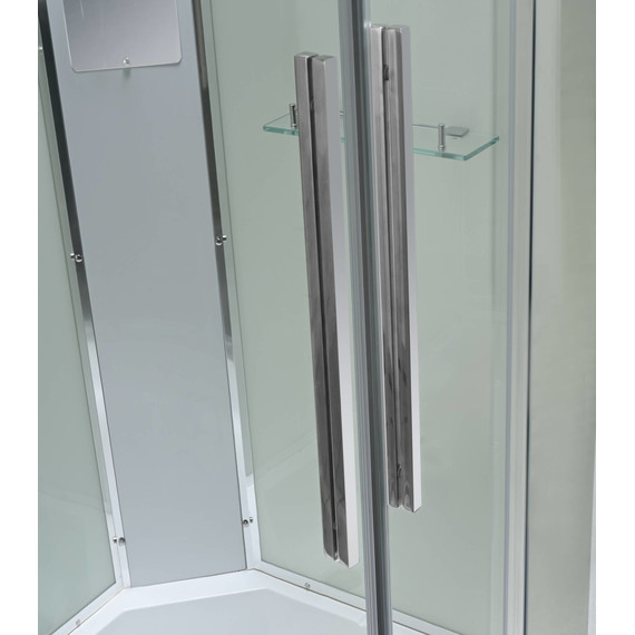 Душевая кабина Avacan 120x90 см EM3912RT, хром/прозрачное (безсиликоновая сборка) - фото 15