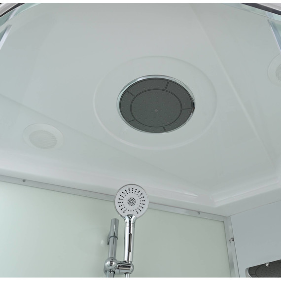 Душевая кабина Avacan 120x90 см EM3912RT, хром/прозрачное (безсиликоновая сборка) - фото 8