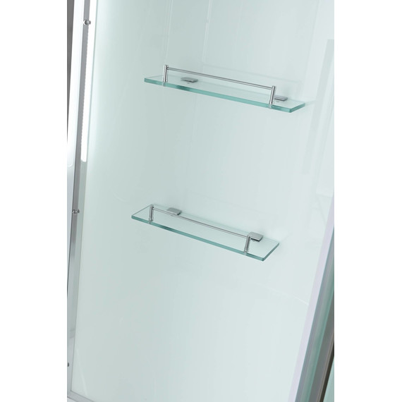 Гидробокс Avacan 100x100 см EM5010LED, хром/матовое (безсиликоновая сборка) - фото 11