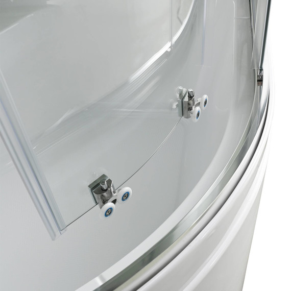 Душевая кабина Avacan 110x110 см EM5011NT, хром/прозрачное (безсиликоновая сборка) - фото 14