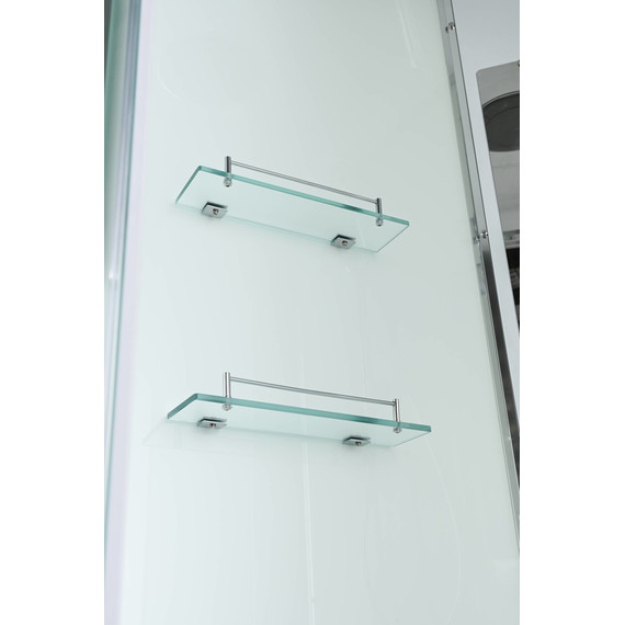 Душевая кабина Avacan 80x80 см EM5080T, хром/прозрачное (безсиликоновая сборка) - фото 11