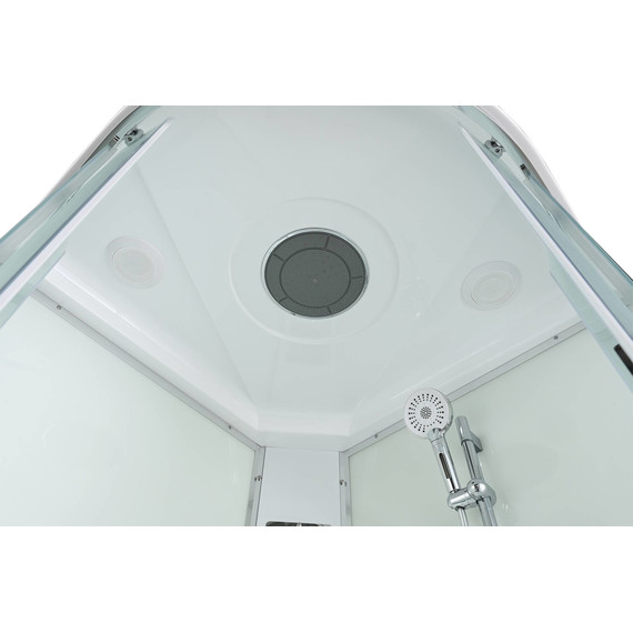 Душевая кабина Avacan 80x80 см EM5080T, хром/прозрачное (безсиликоновая сборка) - фото 10