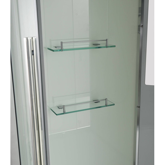 Душевая кабина Avacan 90x90 см EM5090T, хром/прозрачное (безсиликоновая сборка) - фото 16