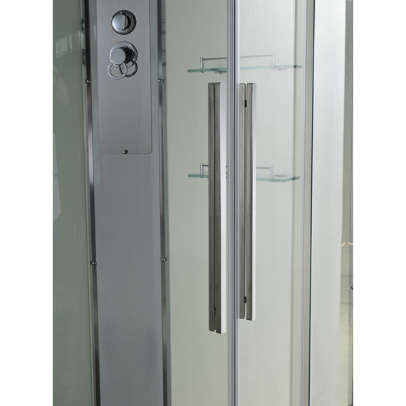 Душевая кабина Avacan 110x80 см EM5811RT, хром/прозрачное (безсиликоновая сборка) - фото 12