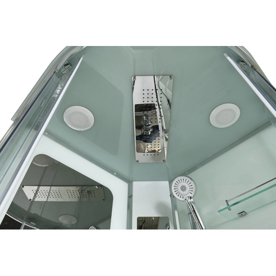 Душевая кабина Avacan 90x90 см A2090, хром/прозрачное (безсиликоновая сборка) - фото 11