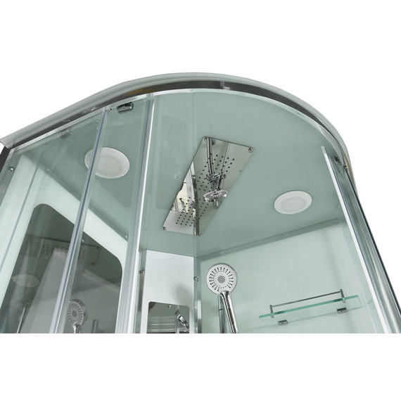 Душевая кабина Avacan 90x90 см A2090, хром/прозрачное (безсиликоновая сборка) - фото 14