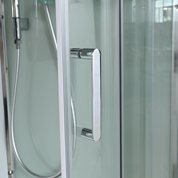 Душевая кабина Avacan 90x90 см A2090, хром/прозрачное (безсиликоновая сборка) - фото 13