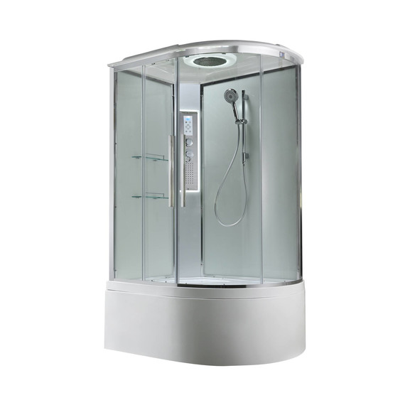 Гидробокс Avacan 110x80 см EM5811LLEDT, хром/прозрачное (безсиликоновая сборка) - фото 3