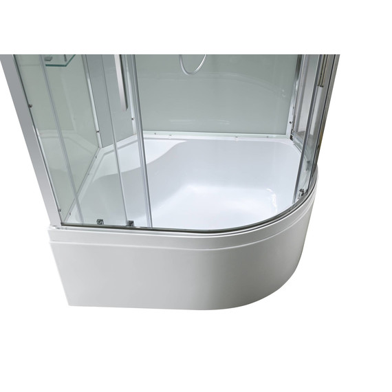 Душевая кабина Avacan 110x80 см EM5811LNT, хром/прозрачное (безсиликоновая сборка) - фото 13