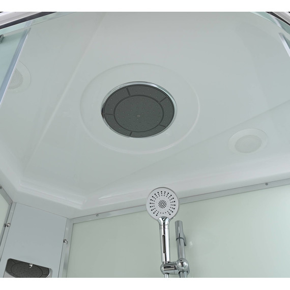 Душевая кабина Avacan 110x80 см EM5811LT, хром/прозрачное (безсиликоновая сборка) - фото 8