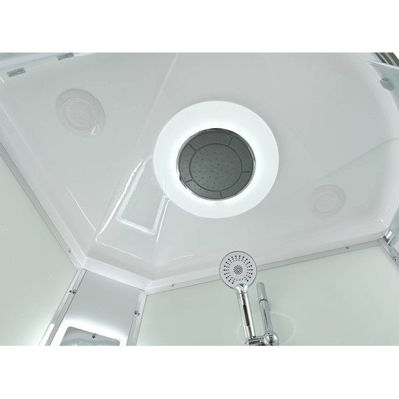 Гидробокс Avacan 120x80 см EM5812LLEDT, хром/прозрачное (безсиликоновая сборка) - фото 9