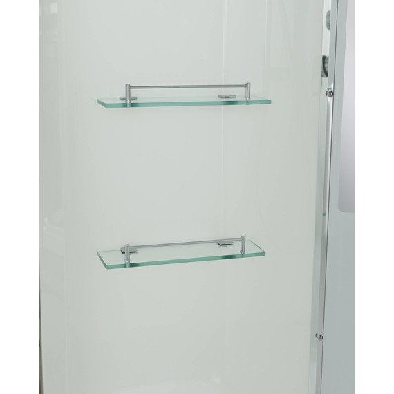 Гидробокс Avacan 120x90 см EM5912LLEDT, хром/прозрачное (безсиликоновая сборка) - фото 13