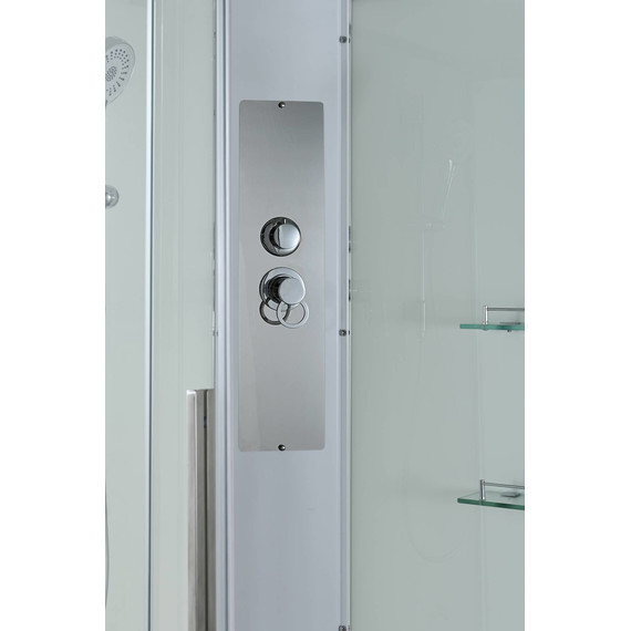 Душевая кабина Avacan 110x90 см K2011N, хром/прозрачное (безсиликоновая сборка) - фото 13