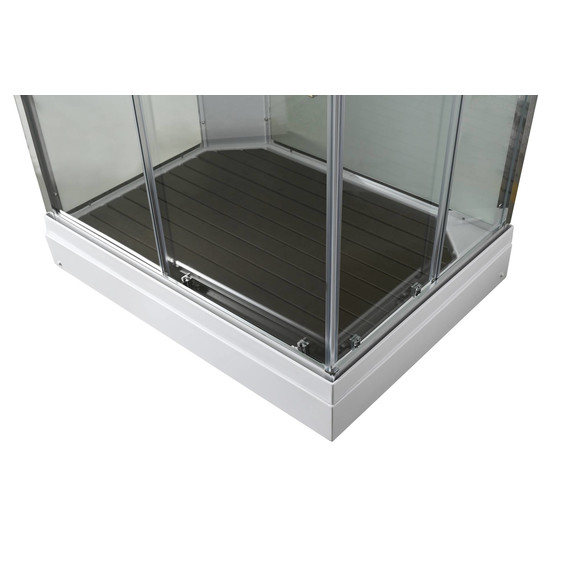 Душевая кабина Avacan 110x90 см K2011N, хром/прозрачное (безсиликоновая сборка) - фото 11