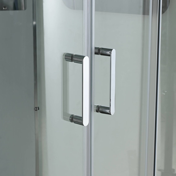 Гидробокс Avacan 100x100 см A2010LED, хром/прозрачное (безсиликоновая сборка) - фото 13