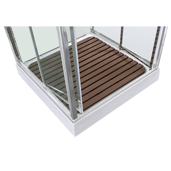 Душевая кабина Avacan 80x80 см V2080N, хром/прозрачное (безсиликоновая сборка) - фото 12