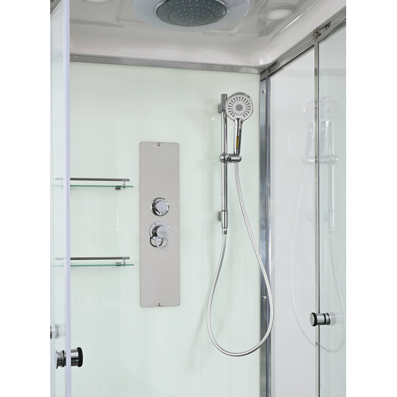 Душевая кабина Avacan 90x90 см V2090, хром/прозрачное (безсиликоновая сборка) - фото 14