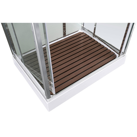 Душевая кабина Avacan 100x80 см V2810N, хром/прозрачное (безсиликоновая сборка) - фото 11