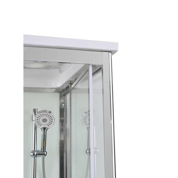 Душевая кабина Avacan 100x80 см V2810, хром/прозрачное (безсиликоновая сборка) - фото 18