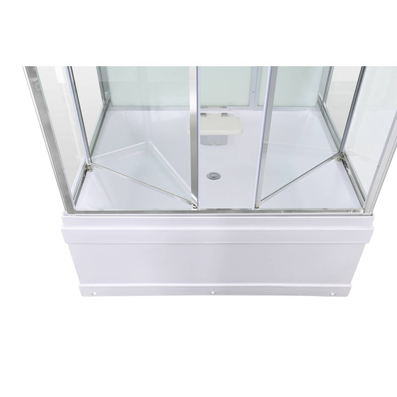 Душевая кабина Avacan 120x90 см V5012, хром/прозрачное (безсиликоновая сборка) - фото 17