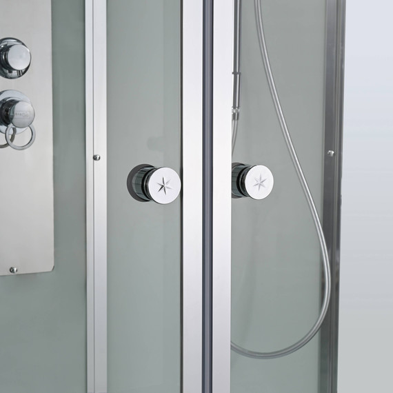 Душевая кабина Avacan 150x85 см V5015, хром/прозрачное (безсиликоновая сборка) - фото 10