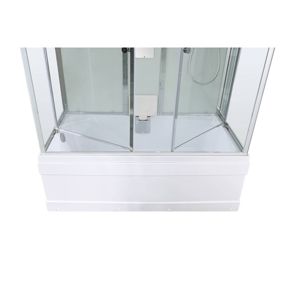 Душевая кабина Avacan 160x85 см V5016, хром/прозрачное (безсиликоновая сборка) - фото 19