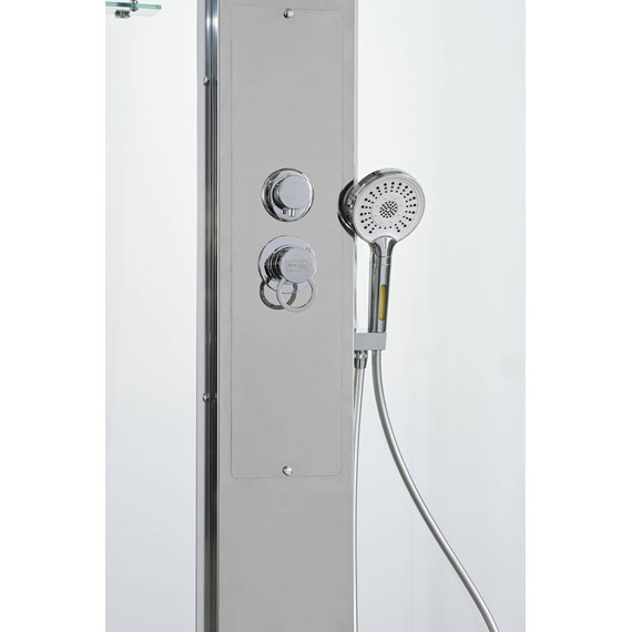 Душевая кабина Avacan 110x90 см Z1911MT, хром/прозрачное (безсиликоновая сборка) - фото 10