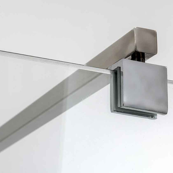 Душевая перегородка Avacan 120 см MC120 стекло (8 мм) с кронштейном в комплекте, хром/прозрачное - фото 6