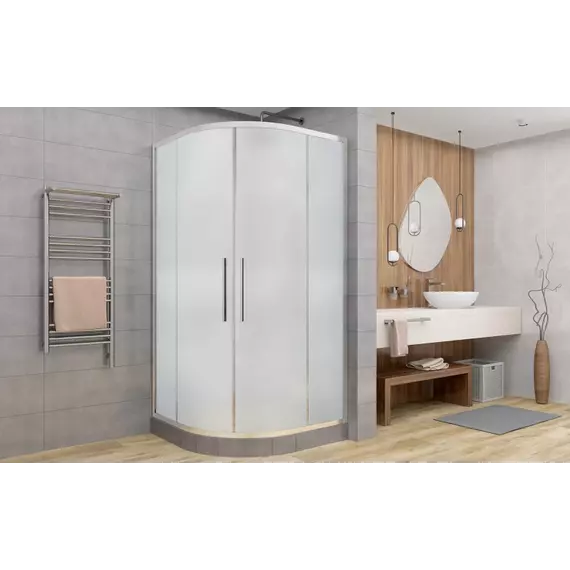 Душевое ограждение Avacan 80х80 см HC80MT, хром/матовое - фото 2