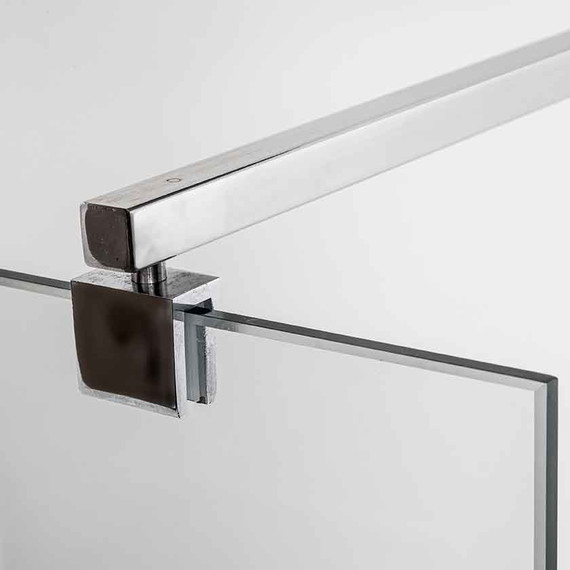 Душевая перегородка Avacan 120 см LC120 стекло (8 мм) с кронштейном в комплекте, хром/узор - фото 8