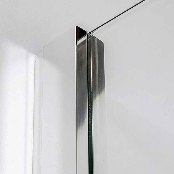 Душевая перегородка Avacan 110 см MC110 стекло (8 мм) с кронштейном в комплекте, хром/прозрачное - фото 5