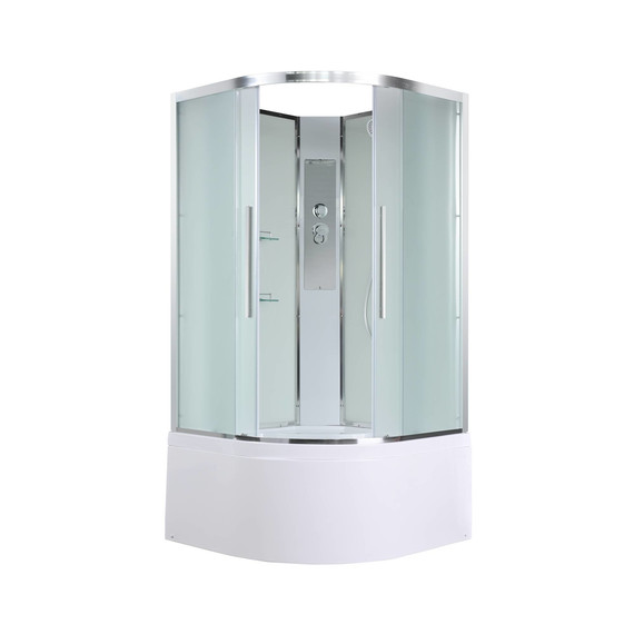 Душевая кабина Avacan 110x110 см EM5011Nnew, белый/матовое (безсиликоновая сборка) - фото 