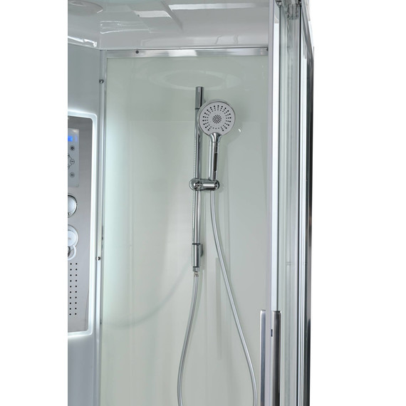 Гидробокс Avacan 80x80 см K2080LED, хром/прозрачное (безсиликоновая сборка) - фото 13